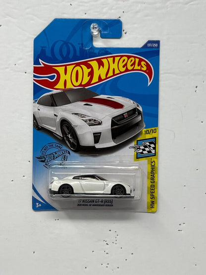 Hot Wheels HW Speed Graphics 2017 Nissan GT-R R35 2020 Model JDM 1:64 Diecast