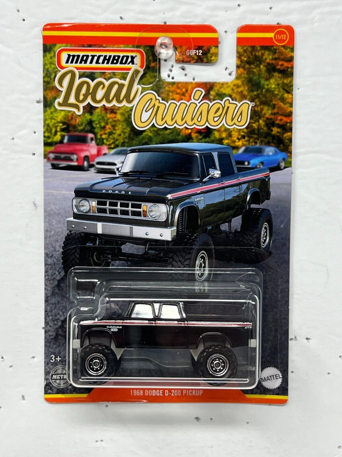 Matchbox Local Cruisers 1968 Dodge D-200 Pickup 1:64 Diecast