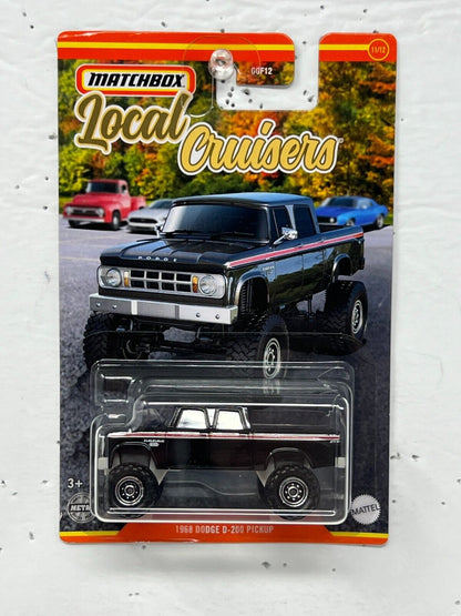 Matchbox Local Cruisers 1968 Dodge D-200 Pickup 1:64 Diecast