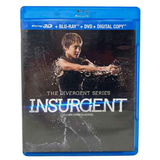 The Divergent Series Insurgent (Blu-ray 3D) Sci-Fi Good Condition!!!