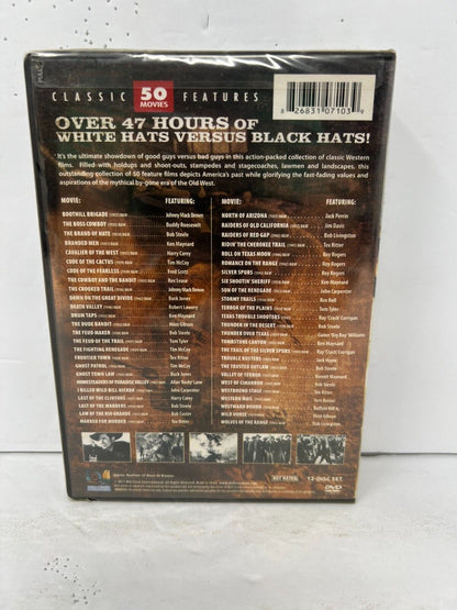 Cowboys And Bandits: 50 Movie Pack Collection (DVD) New and Sealed!!!