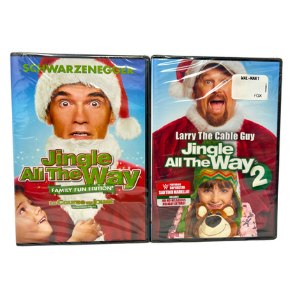 Jingle All the Way 1 & 2 (DVD) Christmas New and Sealed!!!