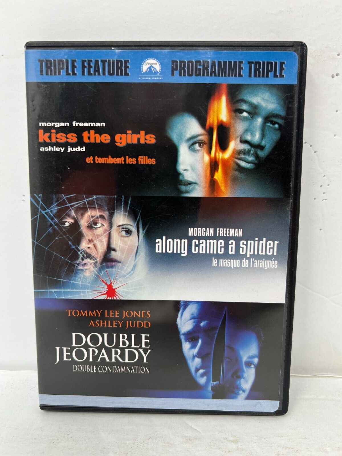 Kiss The Girls / Along Came A Spider / Double Jeopardy (DVD) Thriller Good Shape