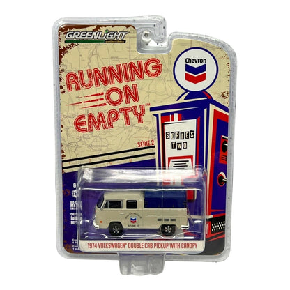 Greenlight Running on Empty 1974 Volkswagen Double Cab Pickup 1:64 Diecast