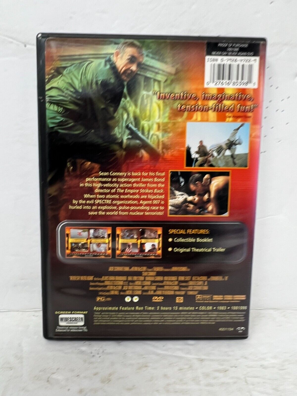 Never Say Never Again (DVD) Action Good Condition!!!