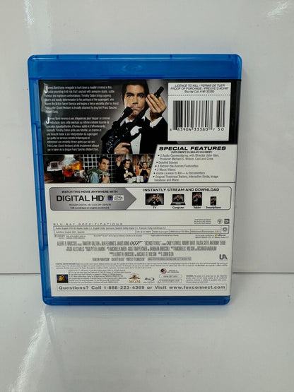 007 James Bond Licence to Kill (Blu-ray) Action Good Condition!!!