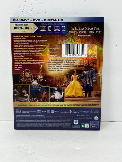 Beauty and the Beast (Blu-ray) Disney Live Action Good Condition!!!