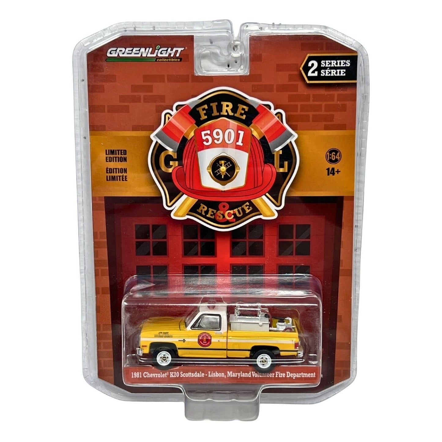 Greenlight Fire & Rescue 1981 Chevrolet K20 Scottsdale 1:64 Diecast