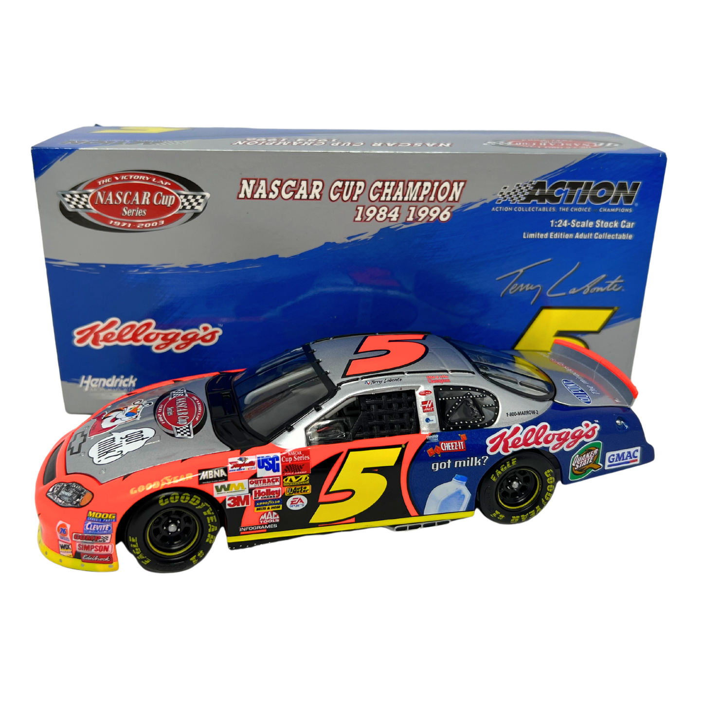 Action Nascar #5 Terry Labonte Kellogg's The Victory Lap GM Dealers 1:24 Diecast