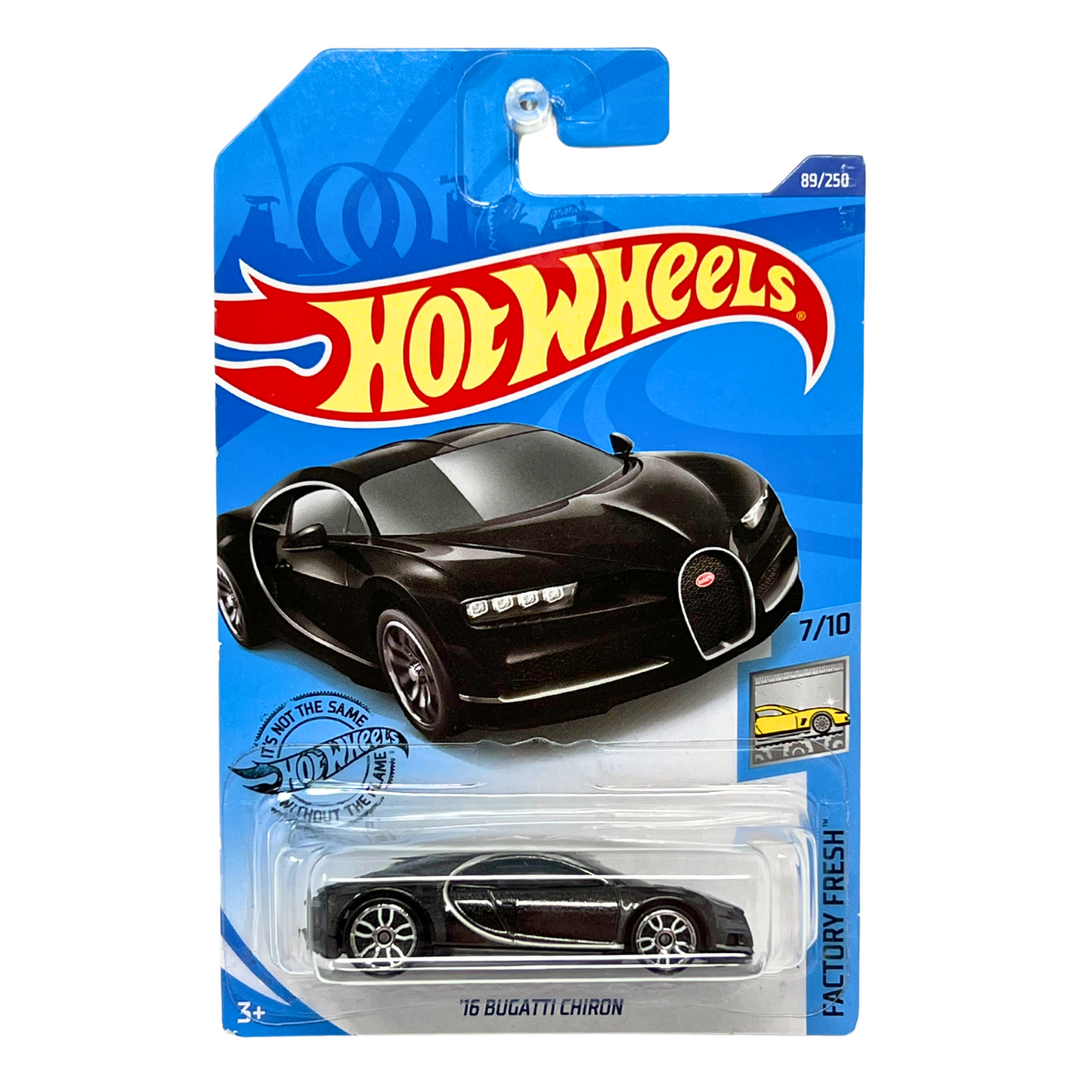 Hot Wheels Factory Fresh 2016 Bugatti Chiron Black 1:64 Diecast