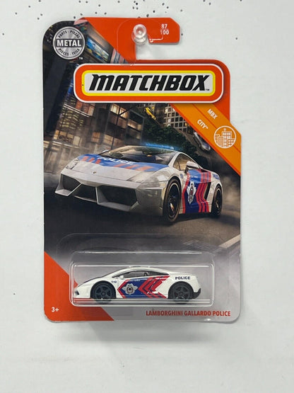 Matchbox MBX City Lamborghini Gallardo Police 1:64 Diecast