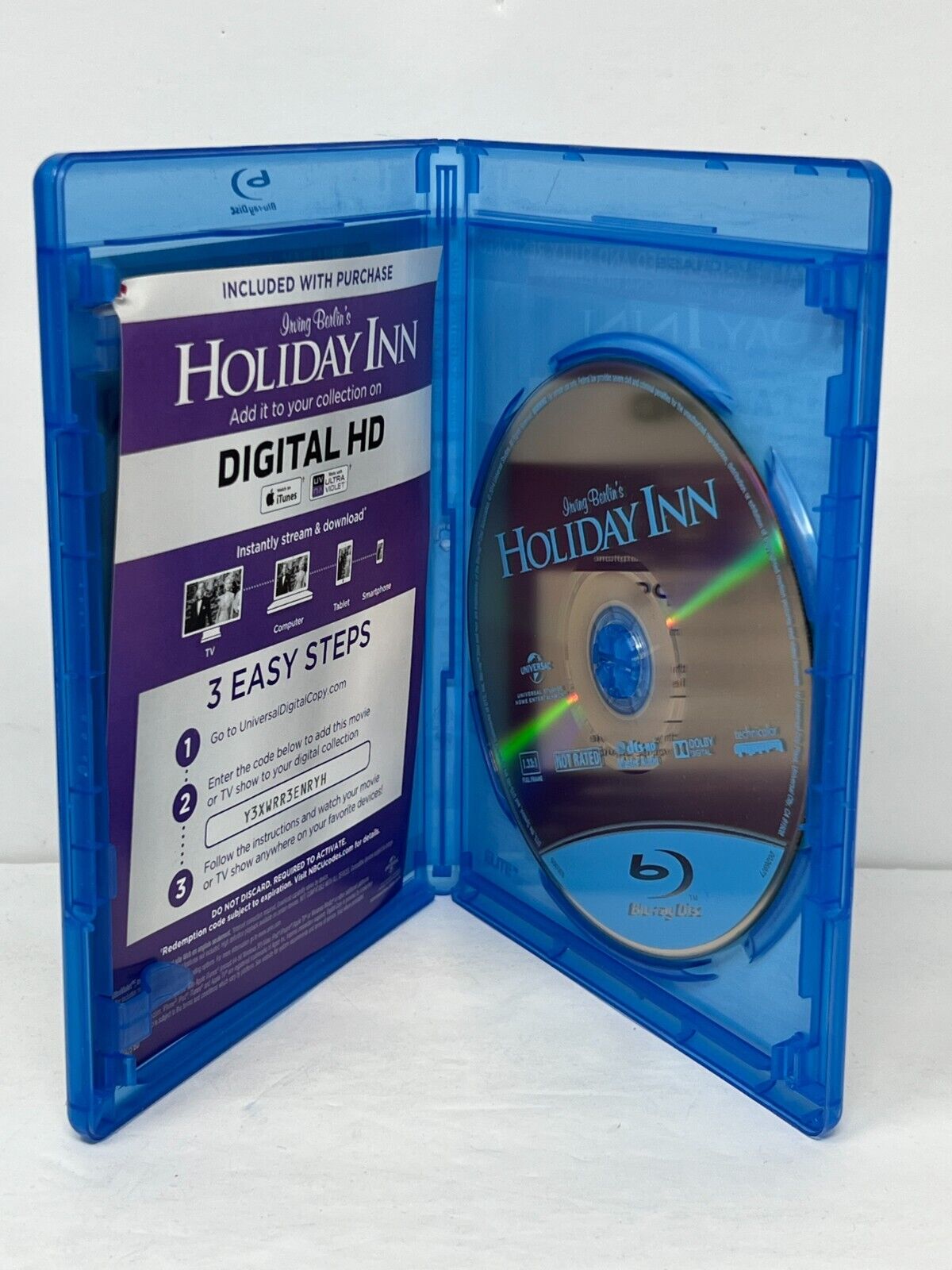 Holiday Inn (Blu-ray) Musical Good Condition!!!