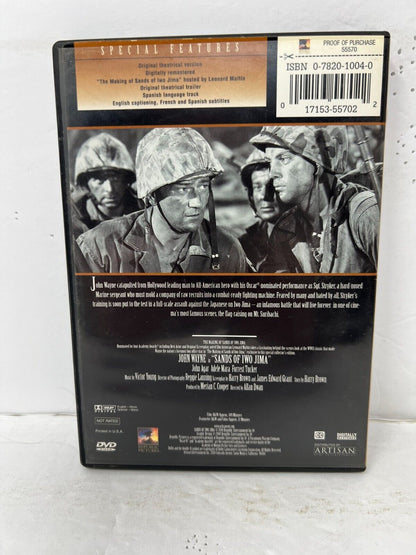 Sands of Iwo Jima (DVD) War Good Condition!!!