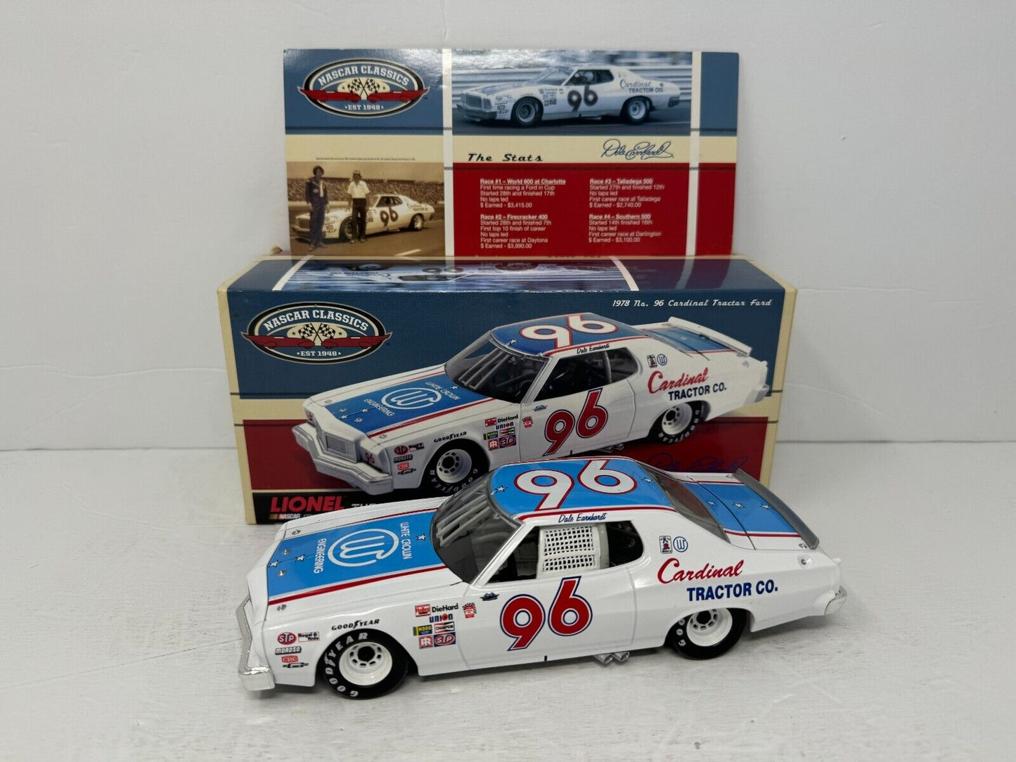 Lionel Nascar #96 Dale Earnhardt Cardinal Tractor 1978 Ford Torino 1:24 Diecast