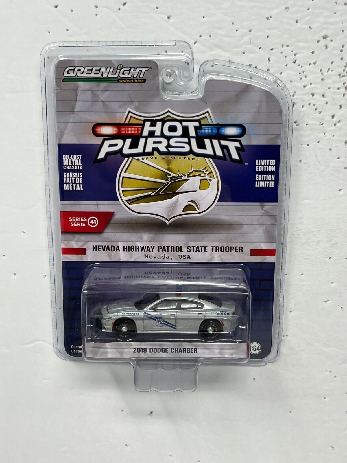 Greenlight Hot Pursuit 2019 Dodge Charger 1:64 Diecast