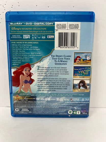 The Little Mermaid (Blu-ray) Disney Classic Good Condition!!!