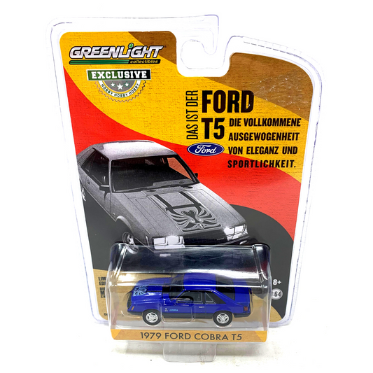 Greenlight 1979 Ford Cobra T5 Exclusive Hobby Ford T5 1:64 Diecast