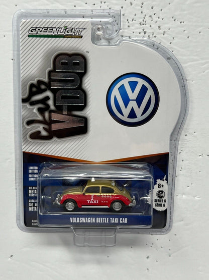 Greenlight Club V-Dub Volkswagen Beetle Taxi Cab 1:64 Diecast V2