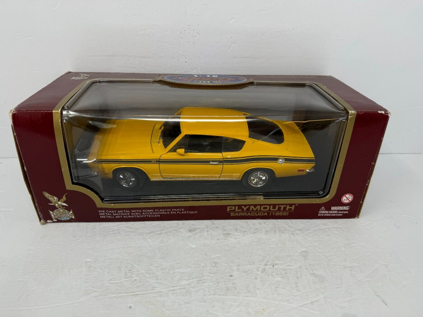 Yat Ming Road Legends 1969 Plymouth Barracuda 1:18 Diecast