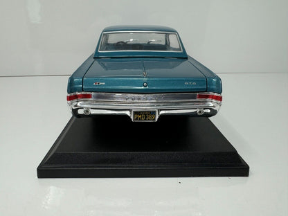 Maisto 1965 Pontiac GTO Hurst Special Edition 1:18 Diecast Blue Color