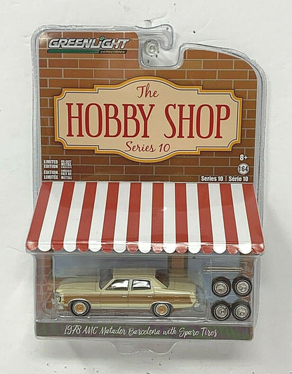 Greenlight 1978 AMC Matador Barcelona w/ Tires The Hobby Shop 1:64 Diecast