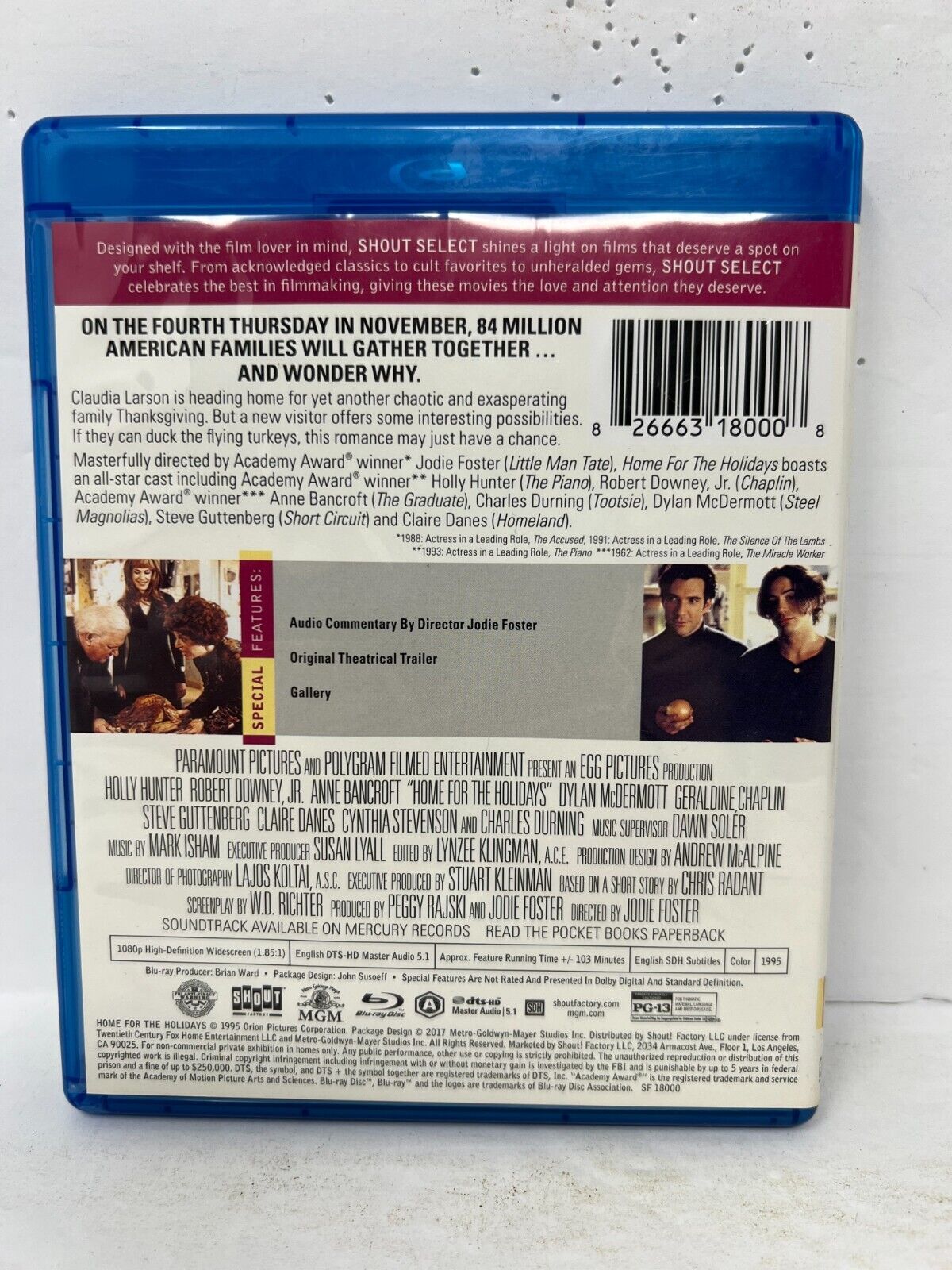 Home for the Holidays (Blu-ray) Drama Good Condition!!!