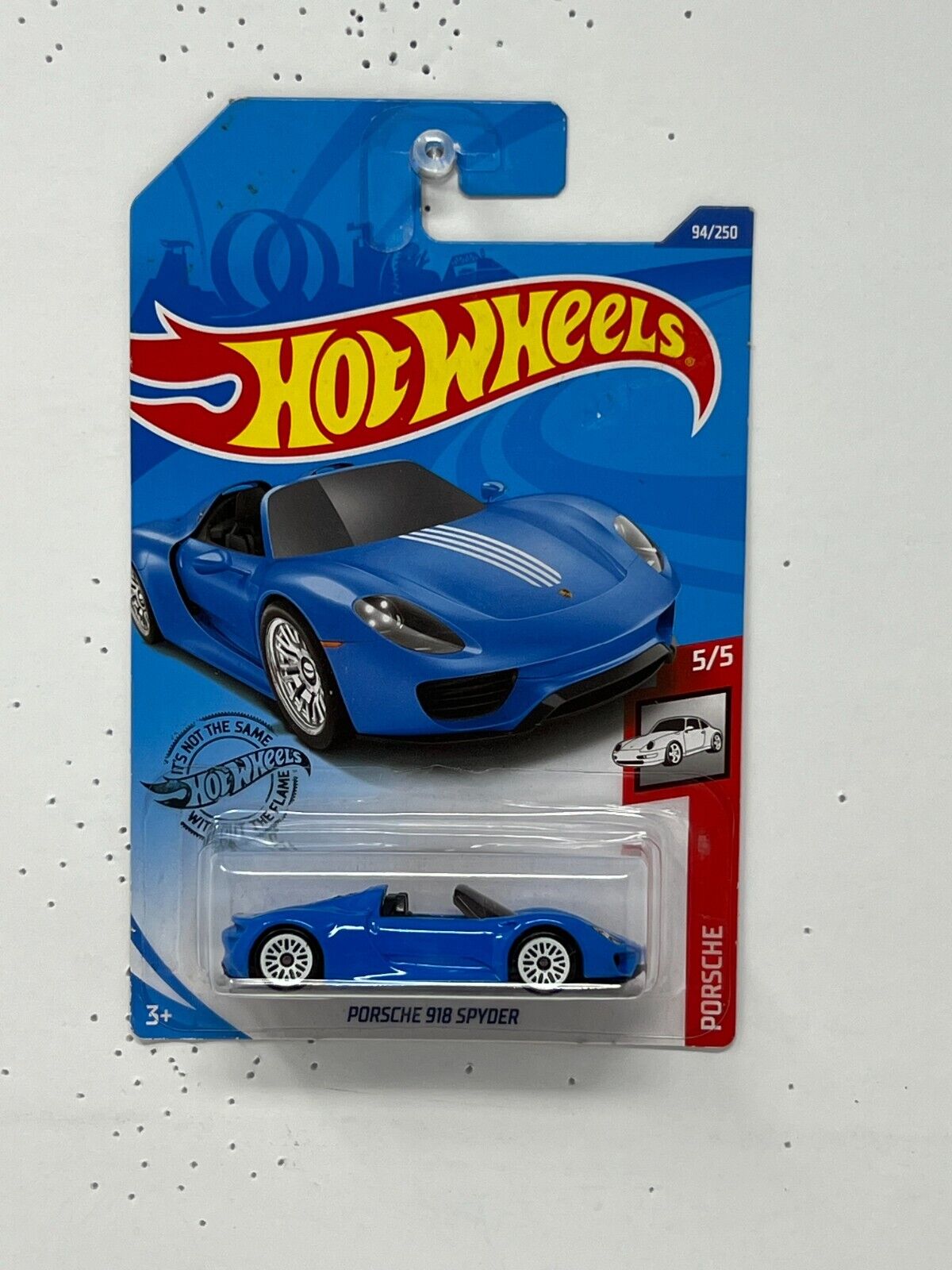 Hot Wheels Porsche 918 Spyder Blue 1:64 Diecast