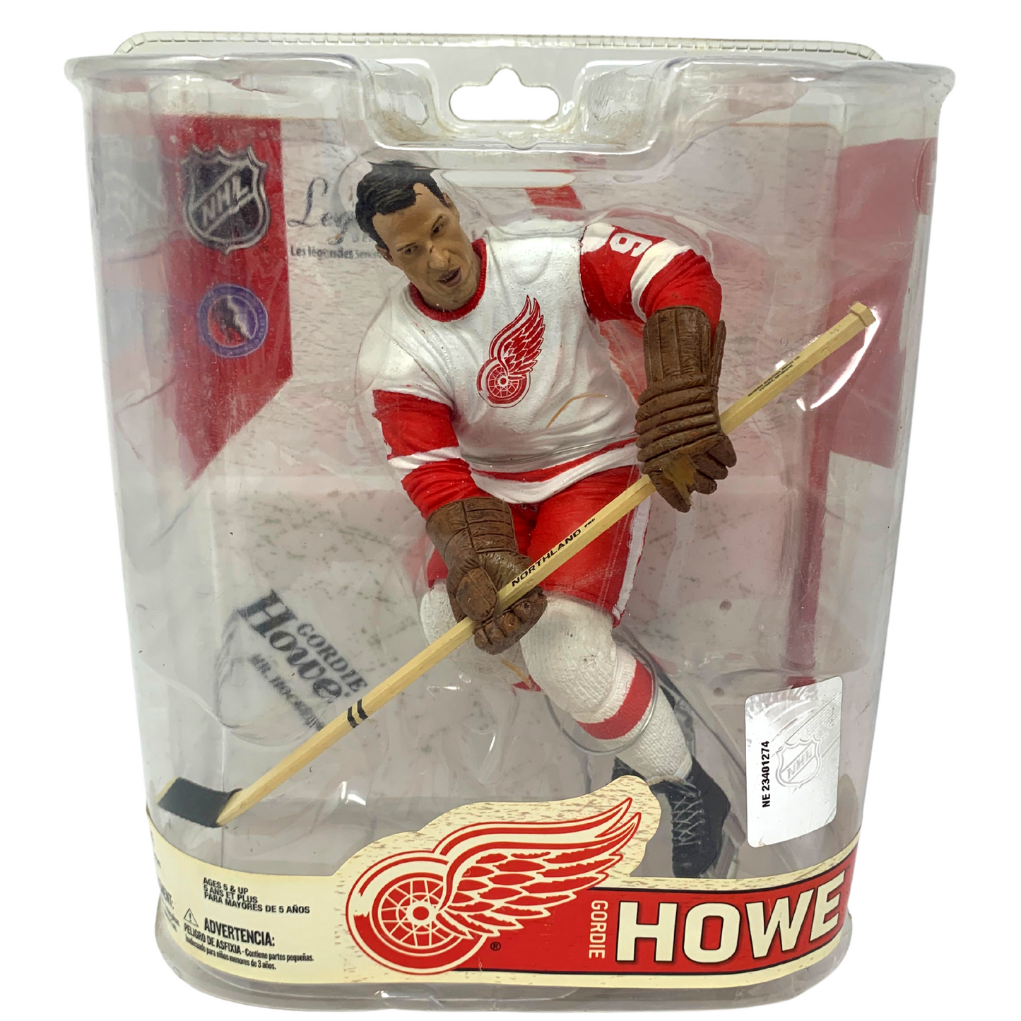 Mcfarlane NHL Gordie Howe Detroit Red Wings Legends Series 6 Figure