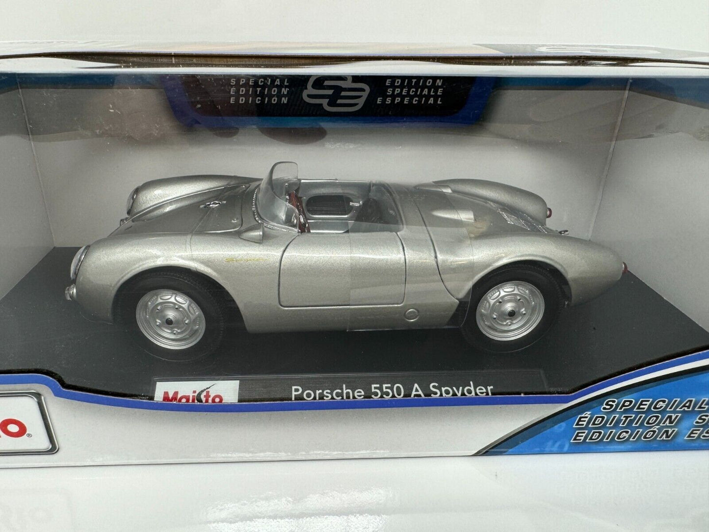 Maisto 1955 Porsche 550 A Spyder Special Edition 1:18 Diecast