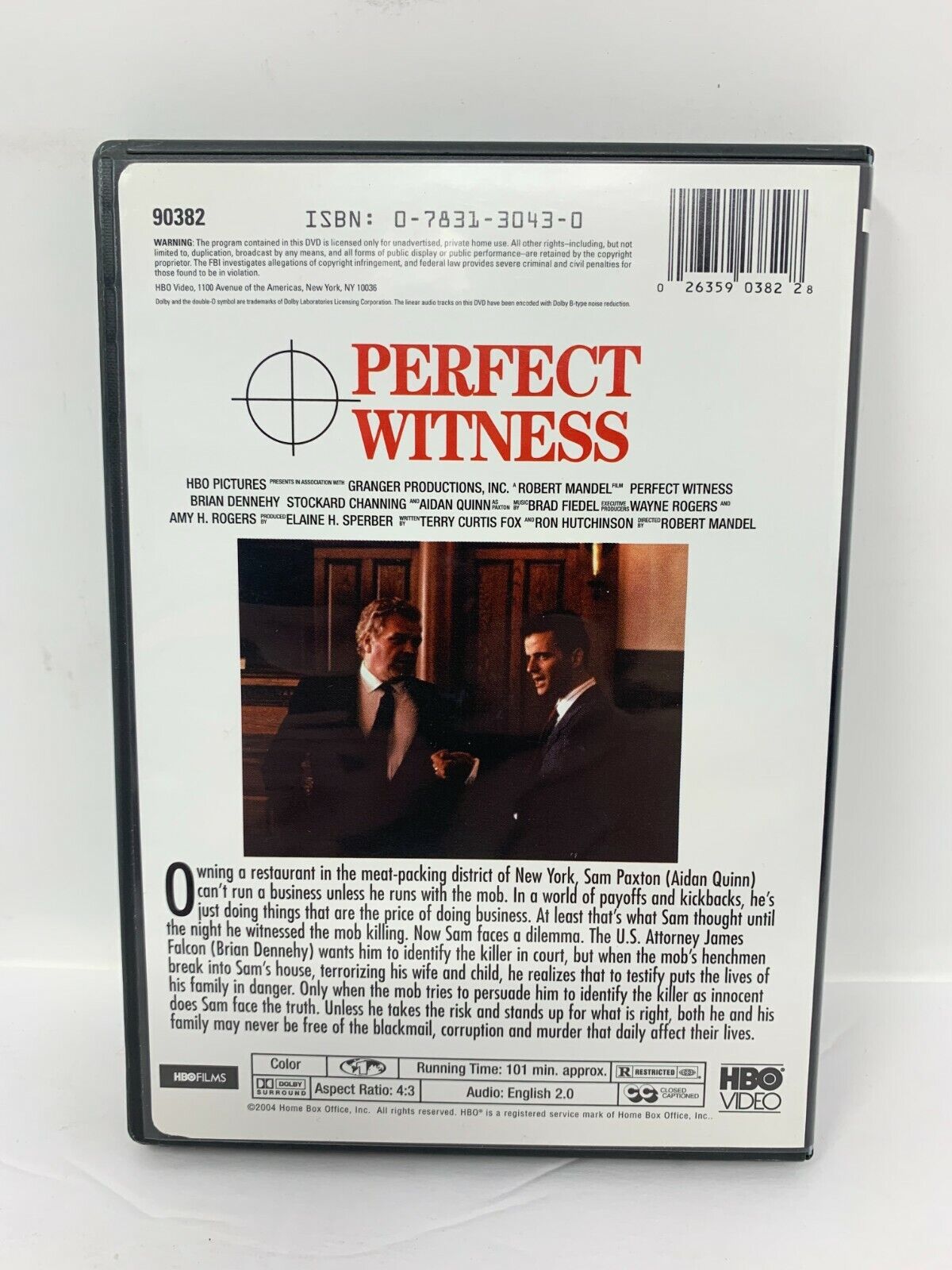 Perfect Witness (DVD) Crime Good Condition!!!