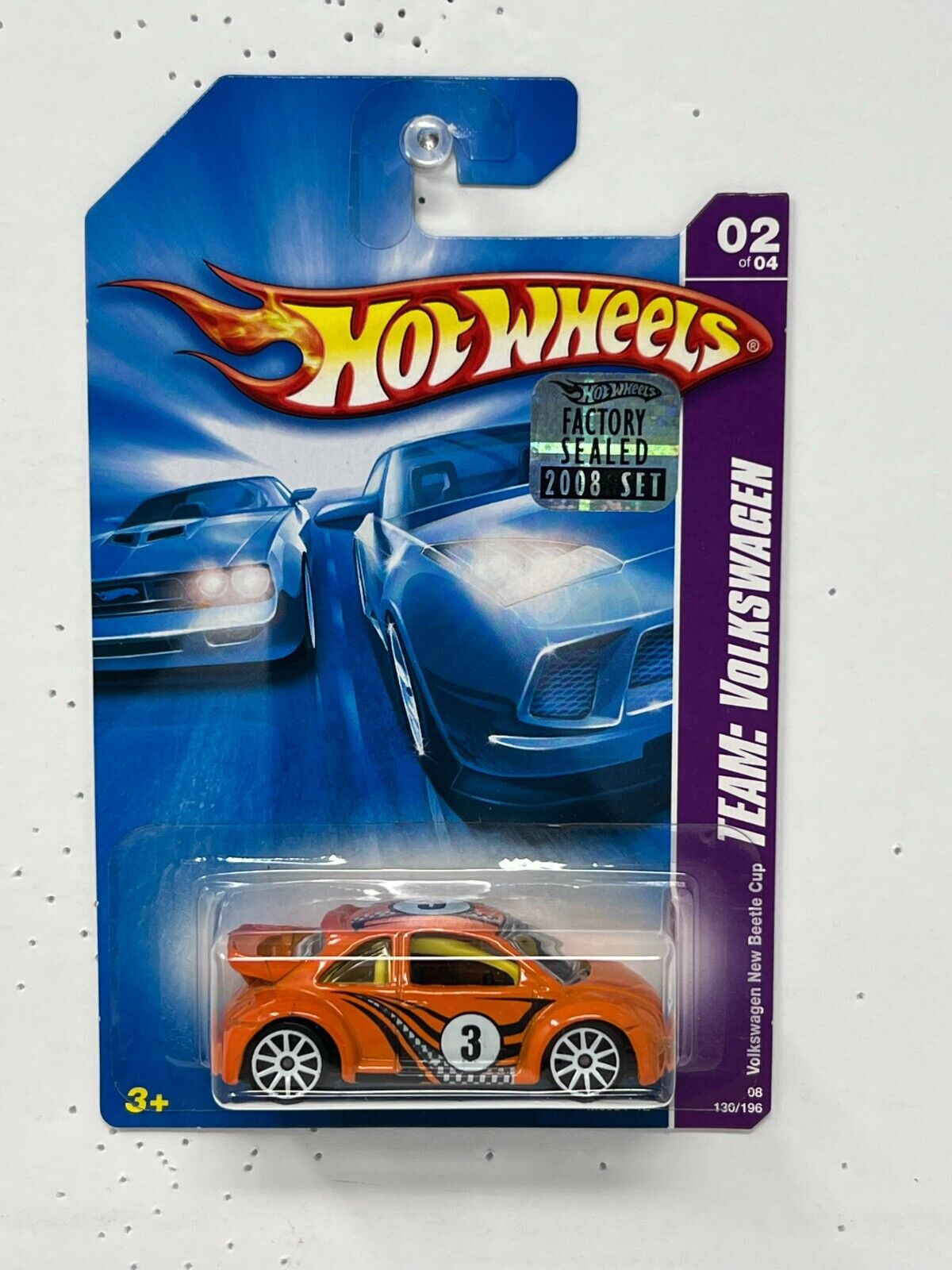 Hot Wheels Team Volkswagen New Beetle Cup 1:64 Diecast Factory Sealed