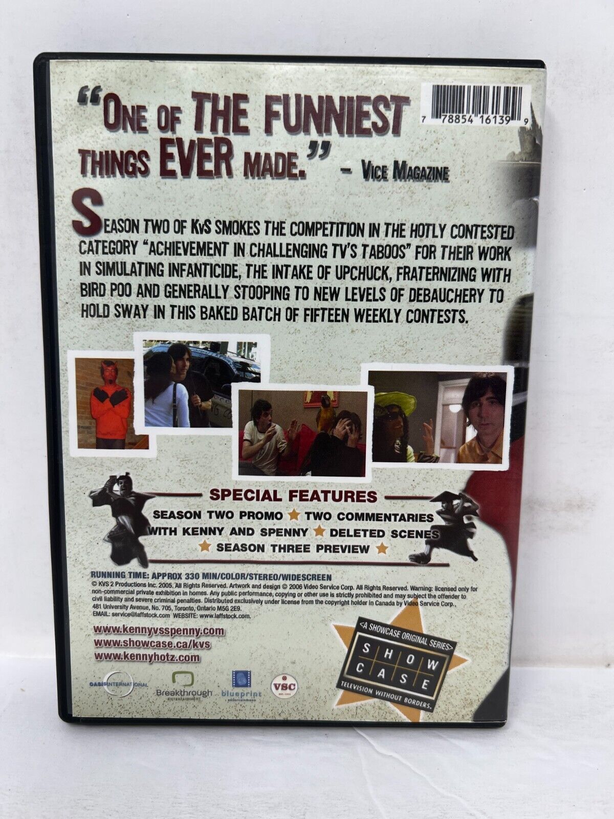 Kenny Vs. Spenny Season 2 (DVD) Showcase TV Series Boxset