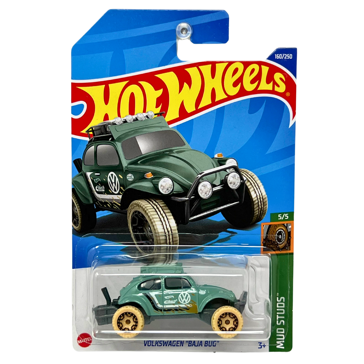 Hot Wheels Mud Studs Volkswagen Baja Bug 1:64 Diecast