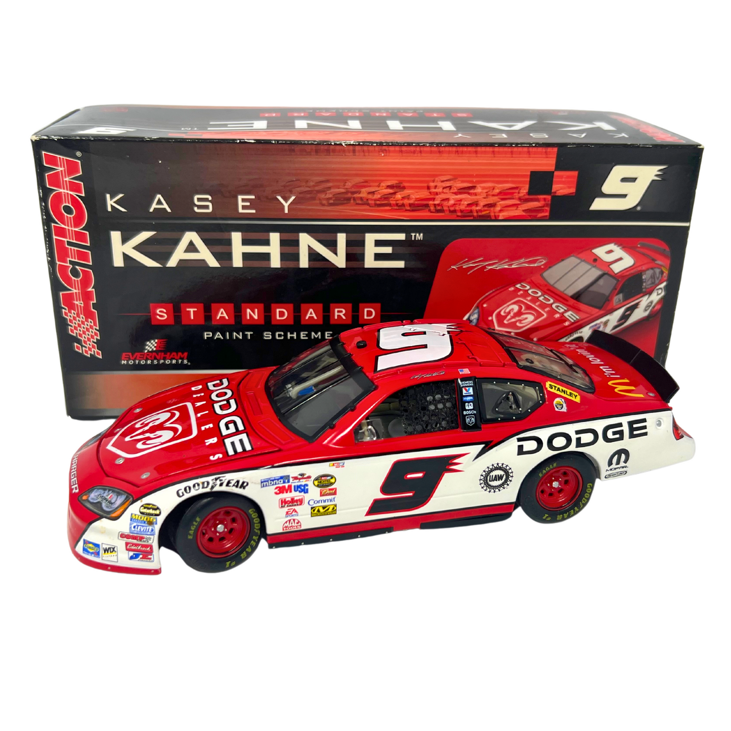 Action Nascar #9 Kasey Kahne Dodge Dealers Charger 1:24 Diecast (1 of 360#) Bank