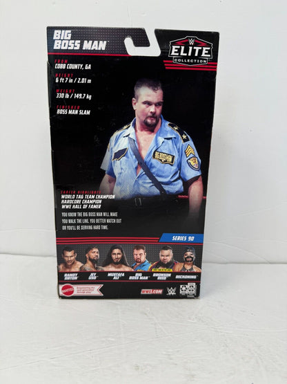 WWE Big Boss Man Elite Collection Series 90 Action Figure 2021 Mattel