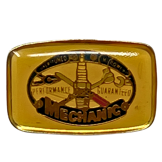 Mechanic Performance Guaranteed Lapel Pin P1