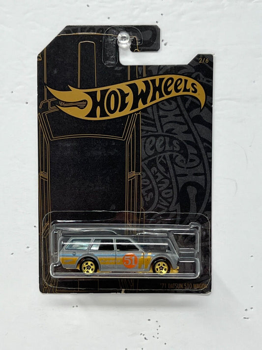 Hot Wheels 1971 Datsun 510 Wagon JDM 1:64 Exclusive Diecast