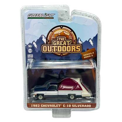 Greenlight The Great Outdoors 1982 Chevrolet C-10 Silverado 1:64 Diecast