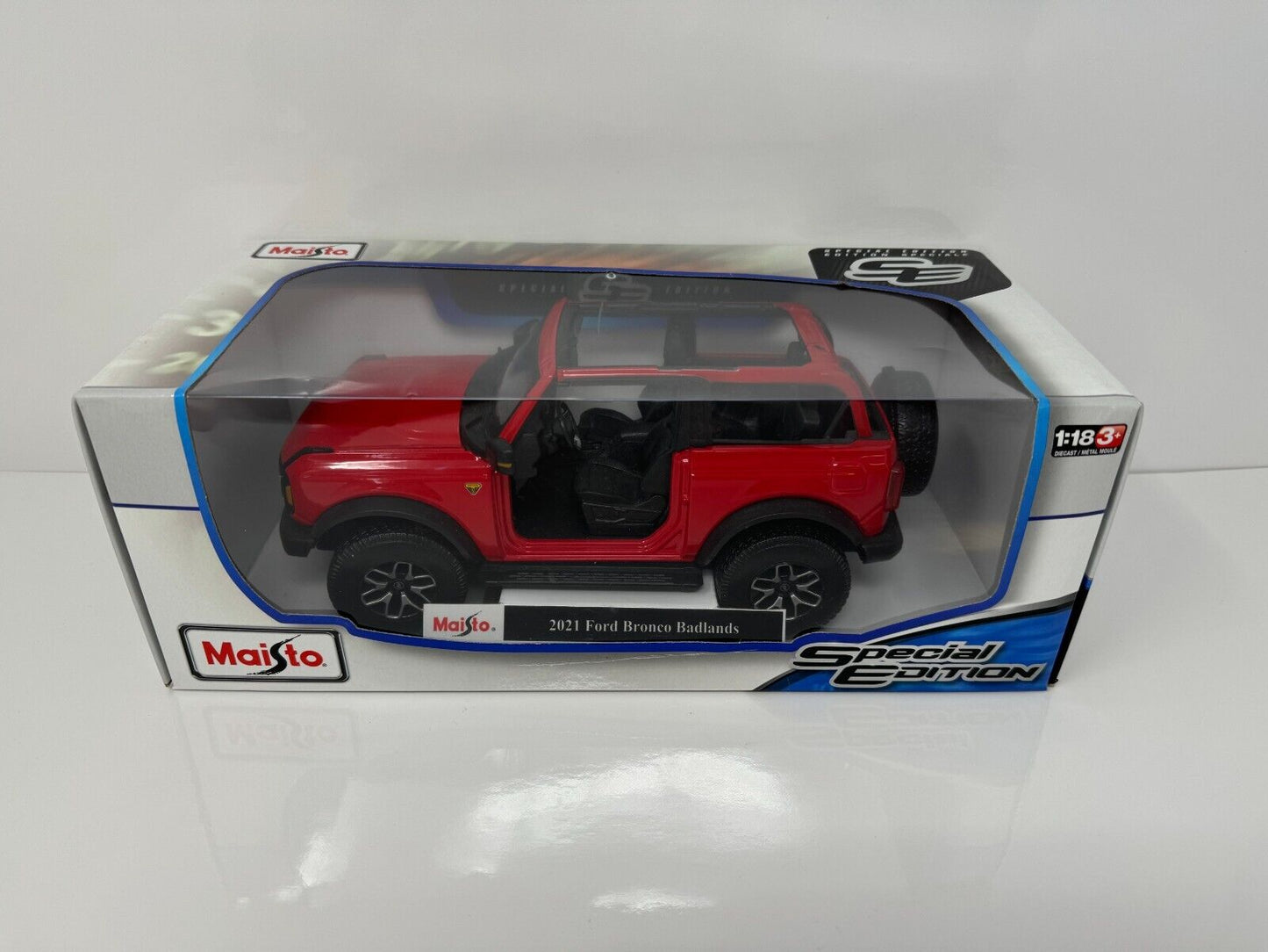 Maisto 2021 Ford Bronco Badlands Special Edition 1:18 Diecast