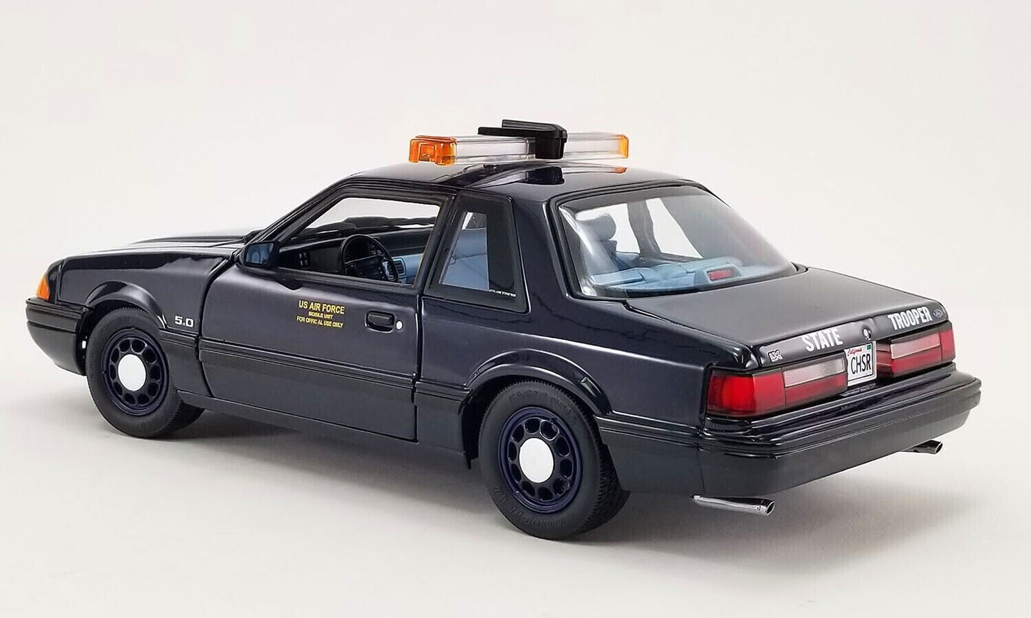 GMP 1988 Ford Mustang 5.0 SSP US Air Force U-Dragon Chaser Blue 1:18 Diecast