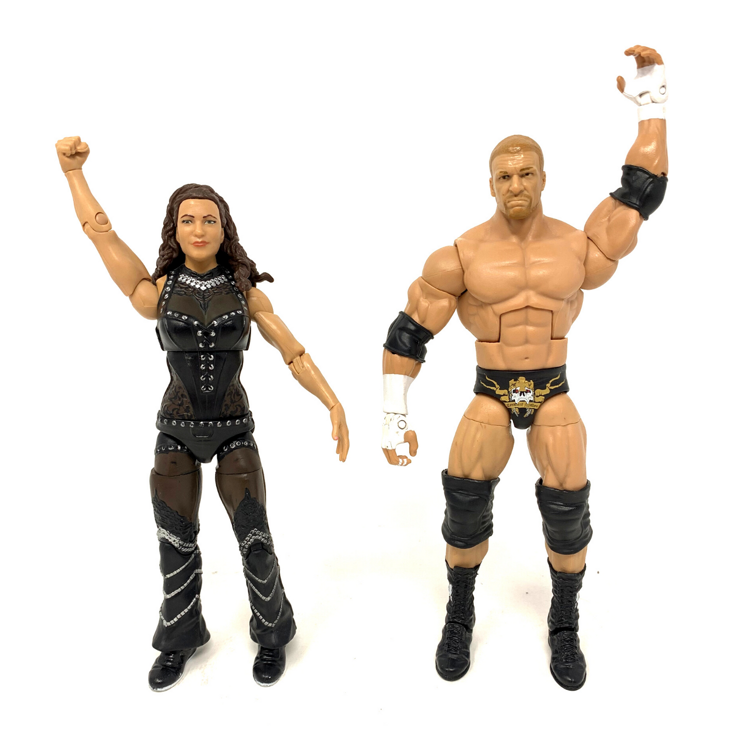 WWE Triple H & Stephanie McMahon Elite Collection Wrestling Action Figures