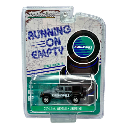 Greenlight Running on Empty 2014 Jeep Wrangler Unlimited 1:64 Diecast V4