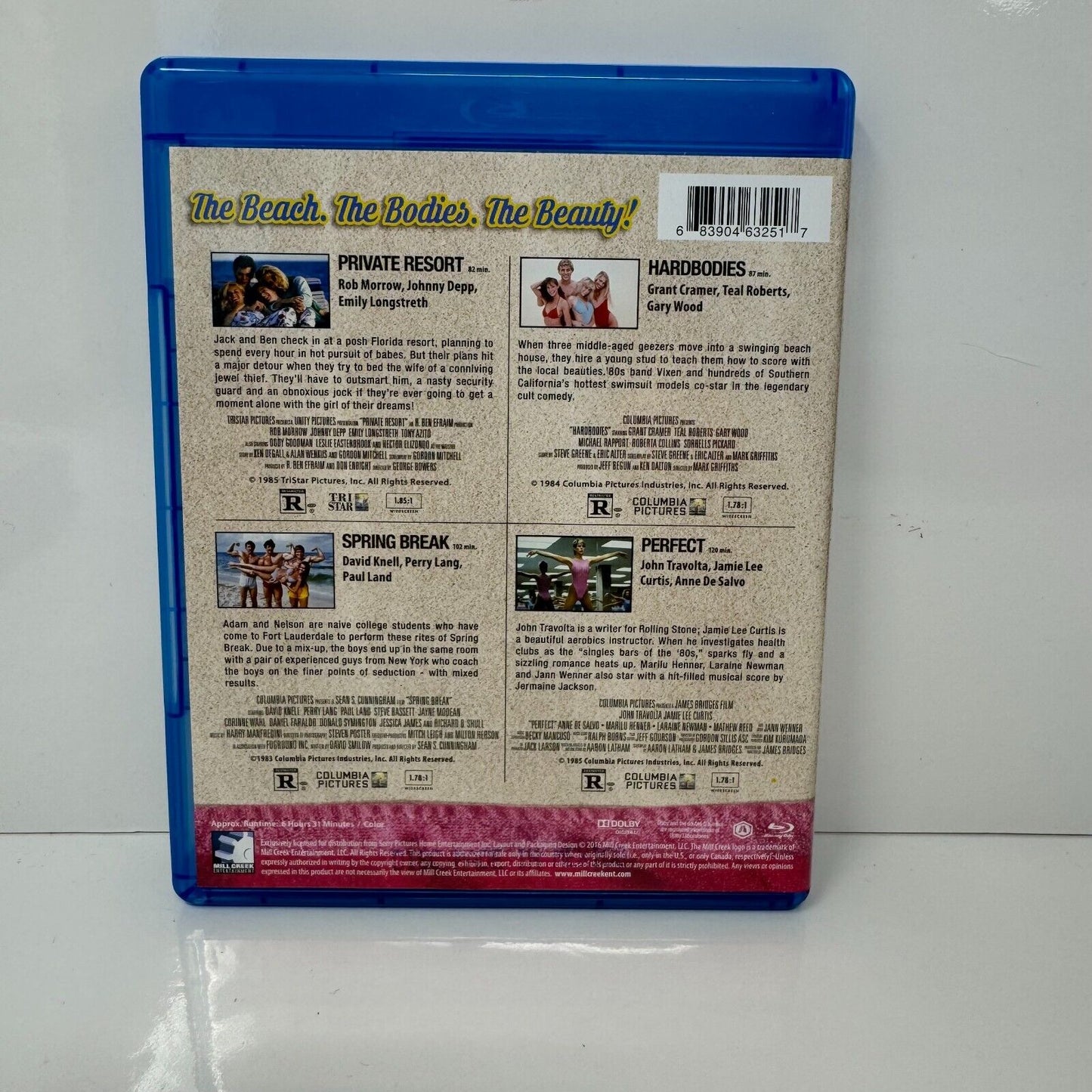 Sun, Sand, And Sweat (Blu-ray) Comedy Good Condition!!!