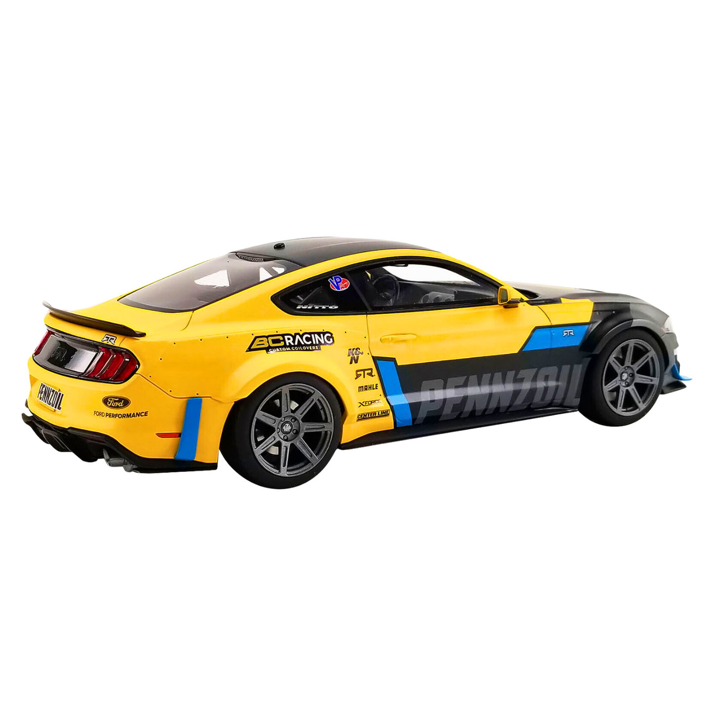 GT SPIRIT 2021 Ford Mustang RTR Spec 5 Widebody Pennzoil 1:18 Resin GTS Model