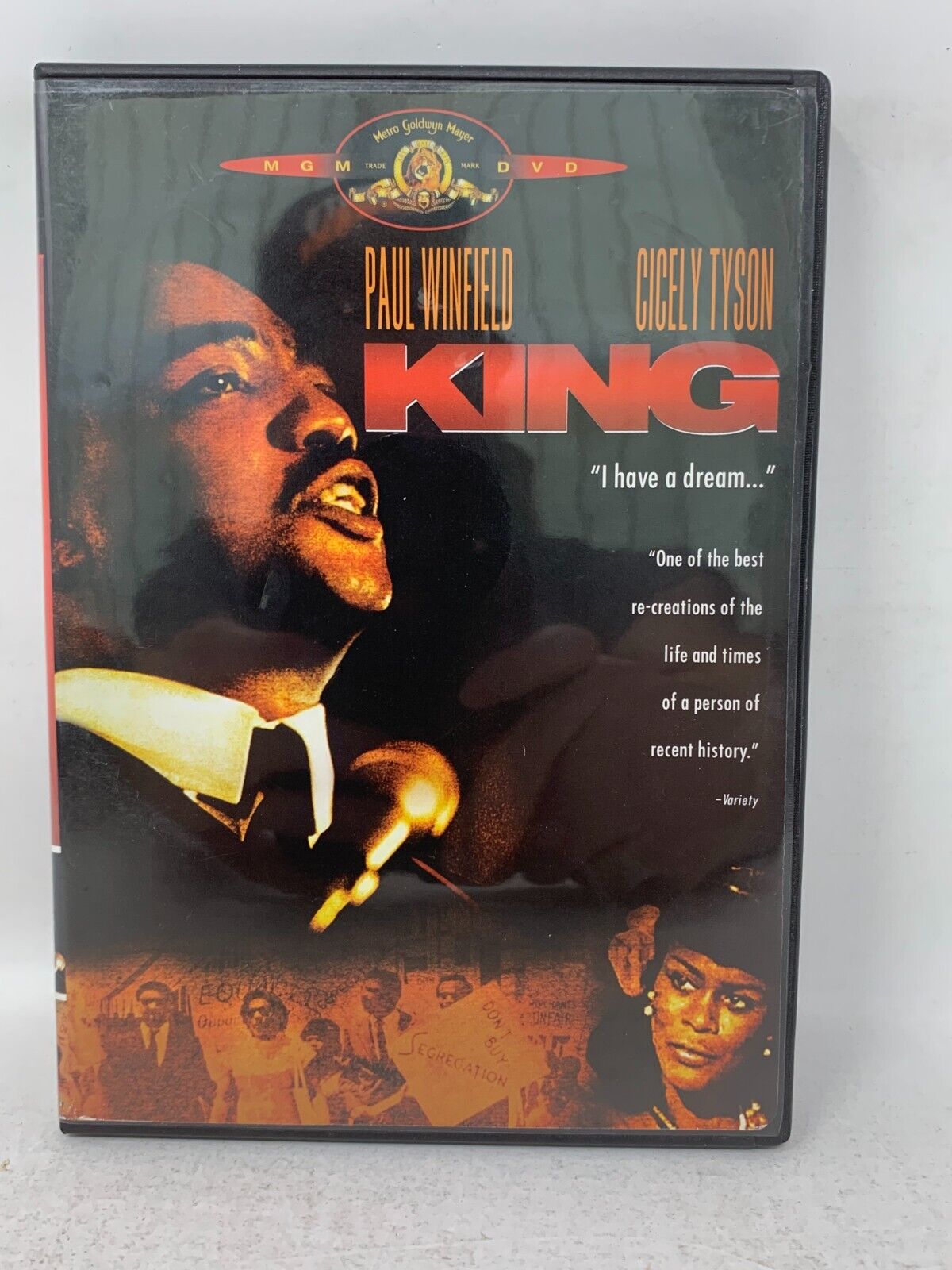 King The Martin Luther King Jr. Mini Series (DVD) Drama Movie Good Condition OOP