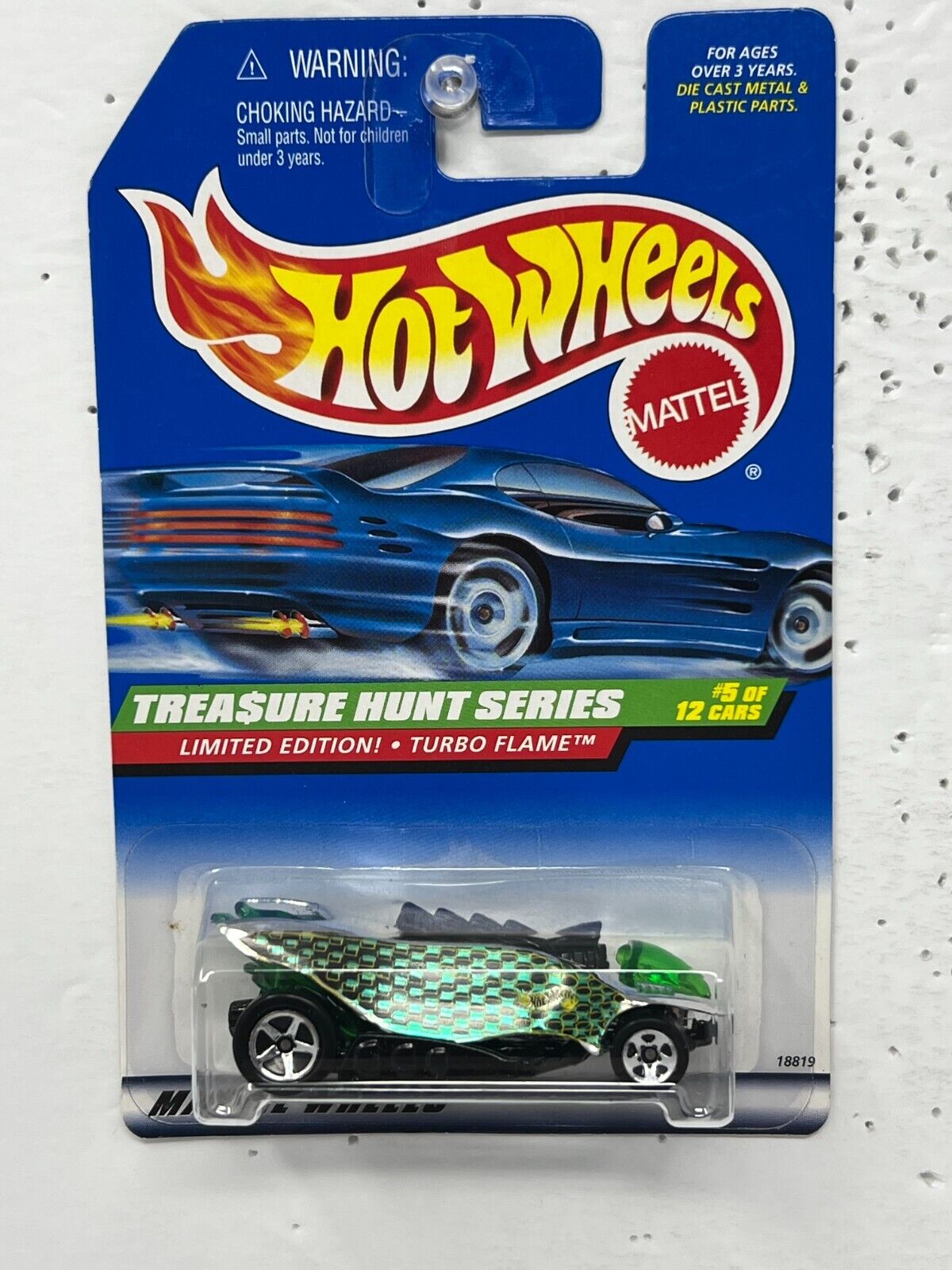 Hot Wheels Trea$ure Hunt Series Turbo Flame 1:64 Diecast