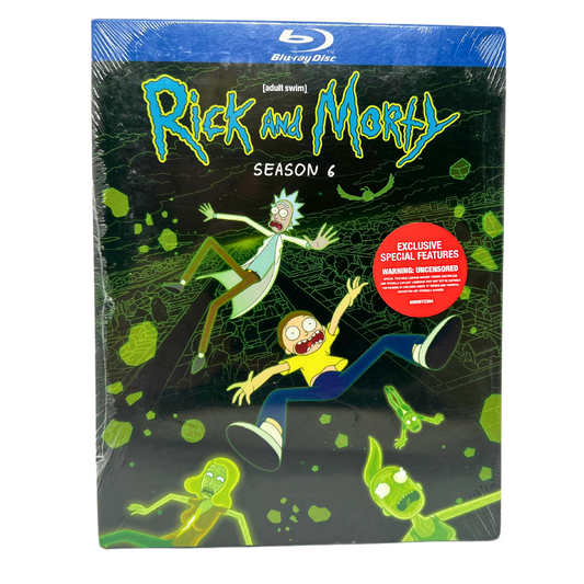 Rick and Morty: Season 6 (Blu-ray) TV Series Boxset Brand New and Sealed!!!