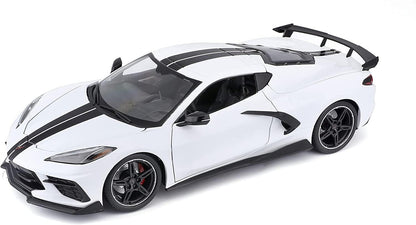 Maisto 2020 Chevrolet Corvette Stingray Coupe Special Edition 1:18 Diecast White