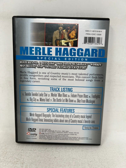 Country Music America Merle Haggard (DVD) Music Concert Good Condition!!!