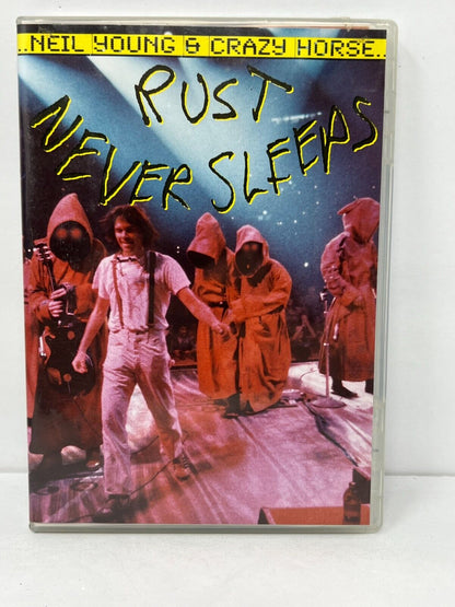 Neil Young & Crazy Horse Rust Never Sleeps (DVD) Music Concert Good Condition!!!